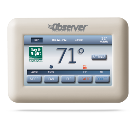 Day and Night TSTAT0101SC, 0406, 0408 Controls & IAQ